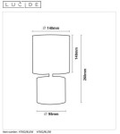 Nightlights - Lucide GREASBY Desk E14 H26cm C 47502/81/38 - product 8