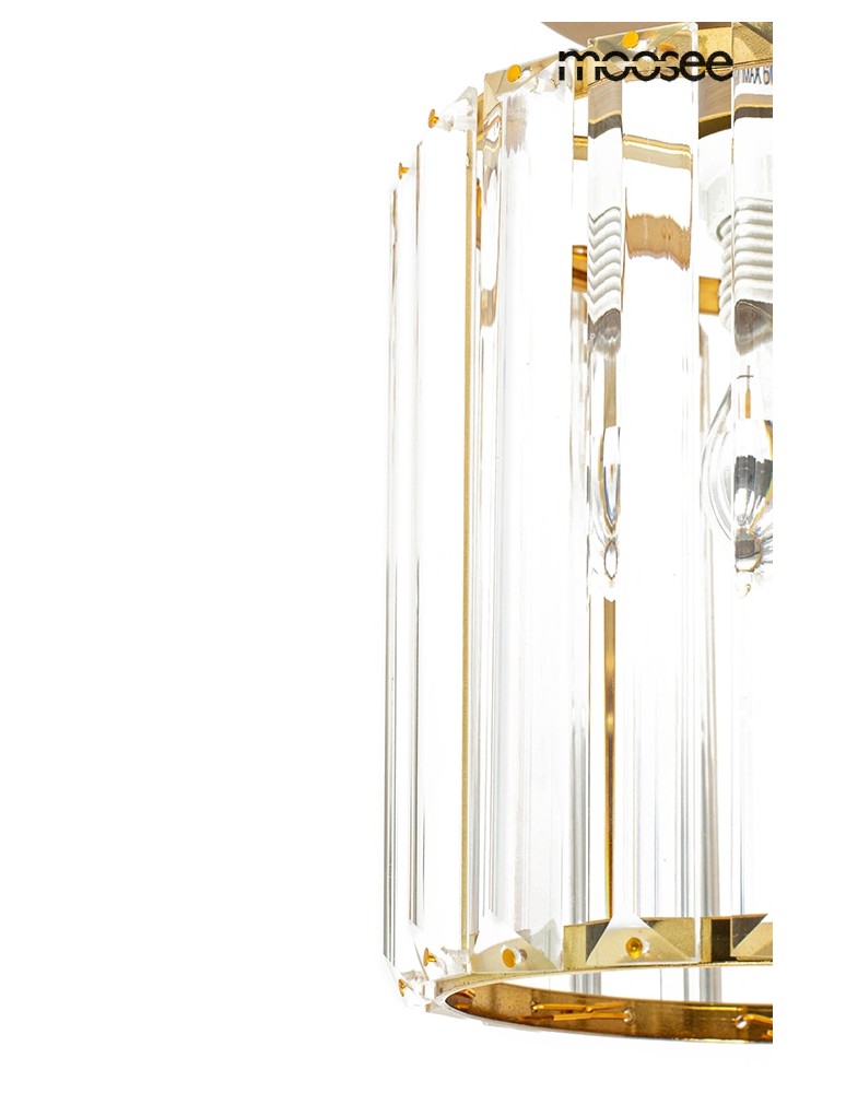 MOOSEE lampa sufitowa / plafon REY złota (MSE1501100407)