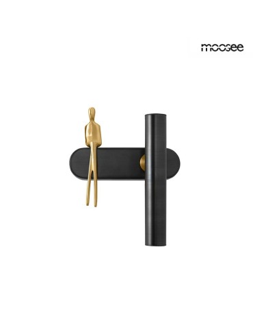 MOOSEE lampa ścienna BOY TUBE R czarna (MSE1501100480)