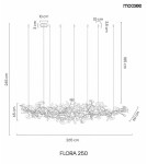 MOOSEE lampa wisząca FLORA 250 złota (MSE1501100483)