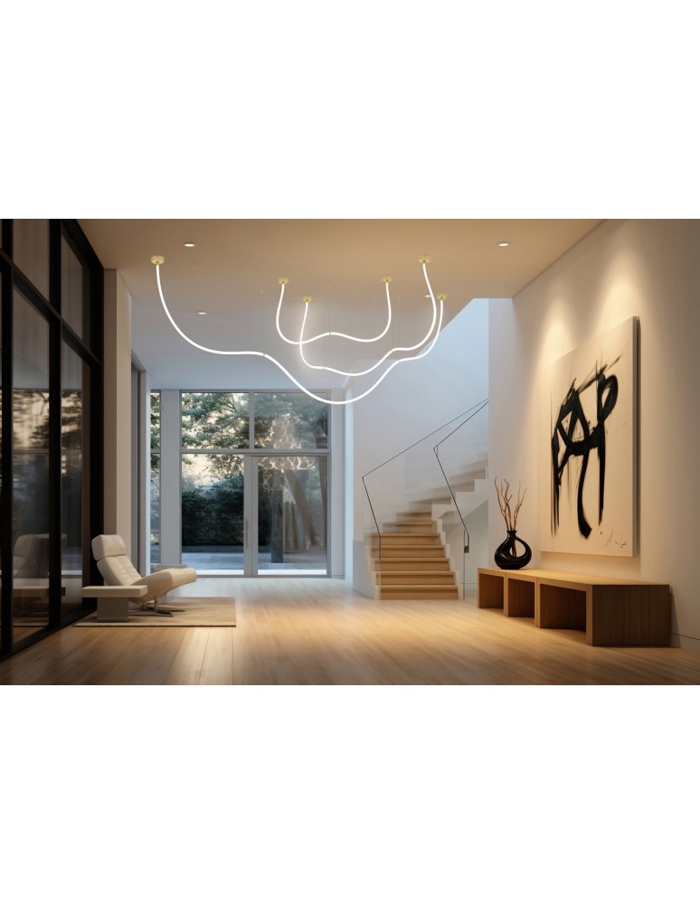 MOOSEE lampa wisząca LASSO 500 Smart      złota (MSE1501100443)