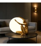 MOOSEE lampa podłogowa UOMO 50 złota (MSE1501100453)