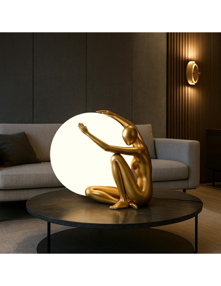 MOOSEE lampa podłogowa UOMO 50 złota (MSE1501100453)