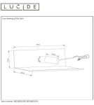 Scandinavian style wall lamps - Lucide SEBO Wall-mounted E27/40W L35 W 06218/01/30 - product 21