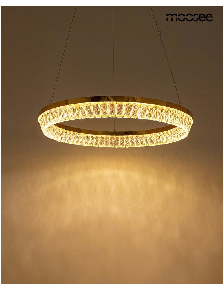 MOOSEE lampa wisząca SAVOY 80 złota (MSE1501100528) MOOSEE lampa wisząca SAVOY 80 złota (MSE1501100528)
