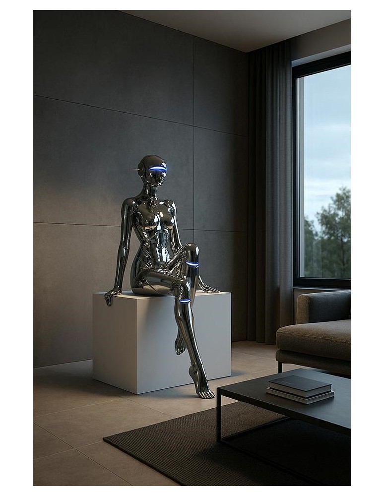 MOOSEE lampa podłogowa / rzeźba CYBER     WOMAN (MSE1501100512)
