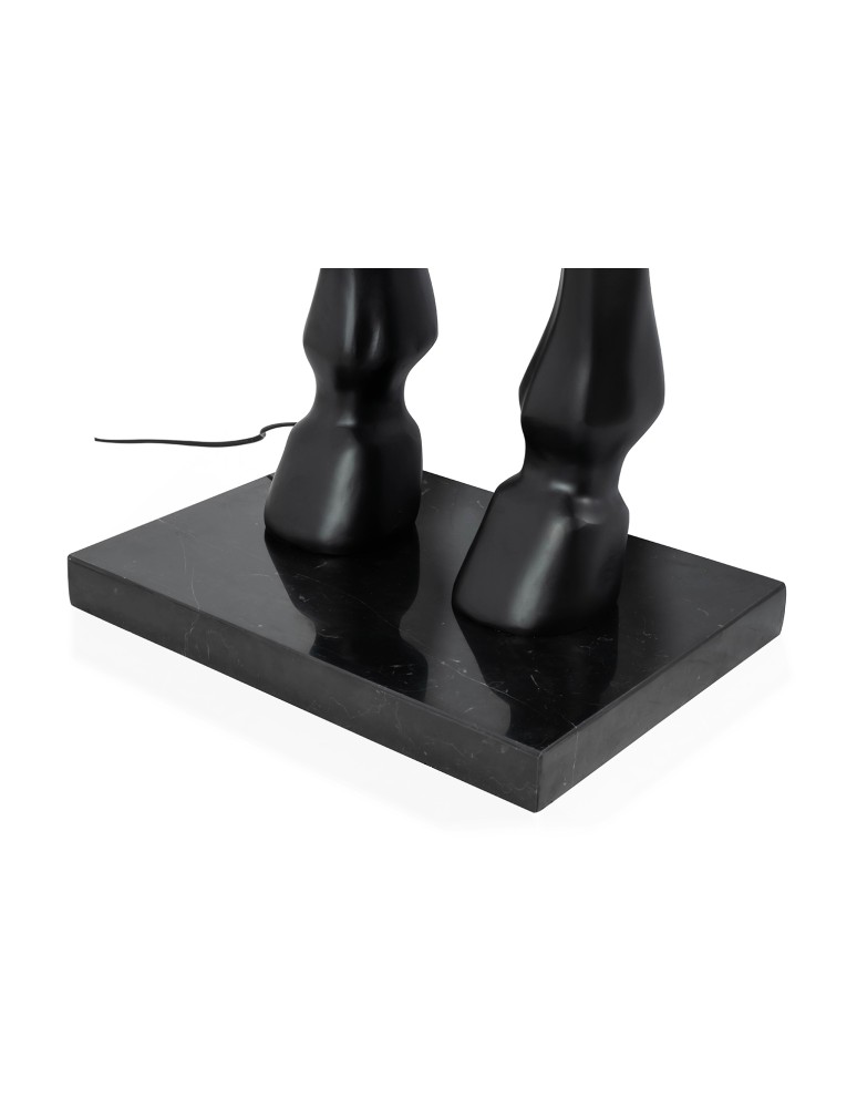 MOOSEE lampa podłogowa KOŃ HORSE STAND    M czarna - włókno szklane (MSE1501100386)