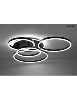 MOOSEE ceiling / plafond lamp RINGS 5 black (MSE1501100505) - product 2