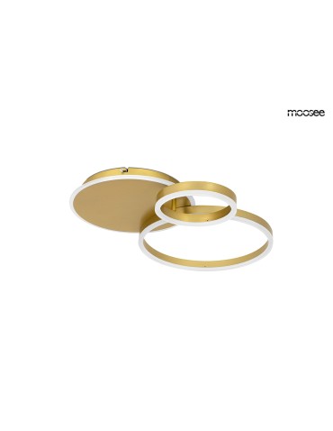 MOOSEE lampa sufitowa / plafon RINGS 3 złota (MSE1501100506)
