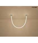 MOOSEE lampa wisząca LASSO 200 Smart      srebrna (MSE15011004401)