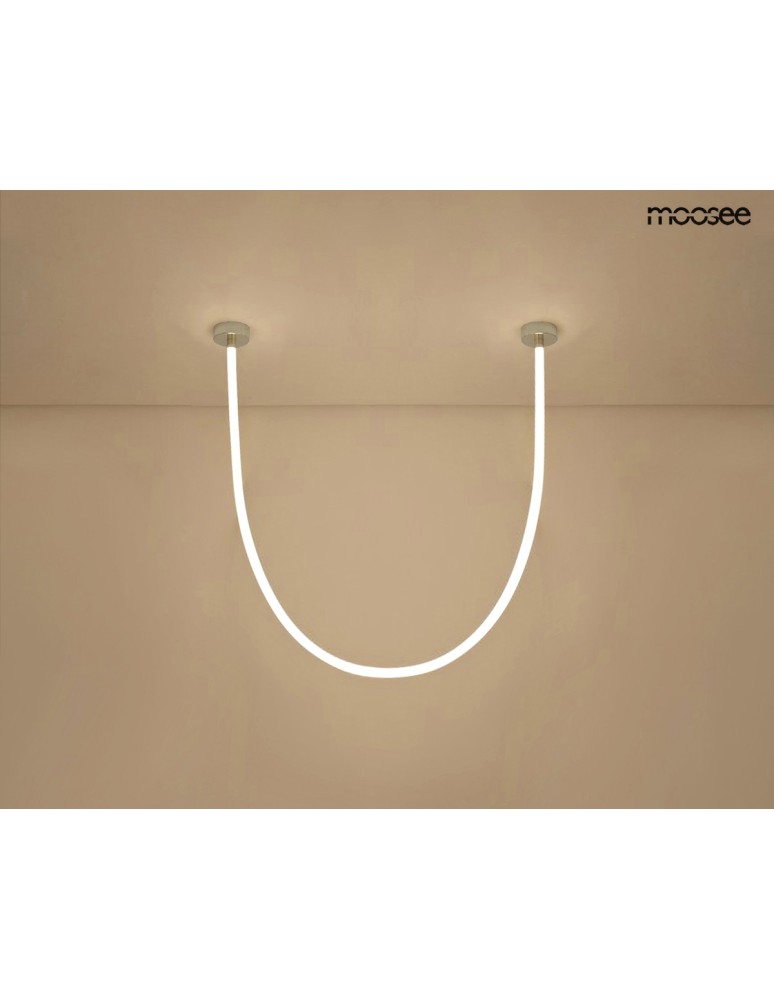 MOOSEE lampa wisząca LASSO 300 Smart      srebrna (MSE15011004411)