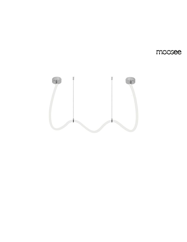 MOOSEE lampa wisząca LASSO 300 Smart      srebrna (MSE15011004411)