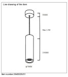 Pendant lamps - Lucide GIPSY Pendant Round GU10 H25c 35400/25/31 - product 13