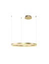 Azzardo HALO Lampa Wisząca 100 CCT DIMM + Pilot w Komplecie Złoty Szczotkowany AZ6476