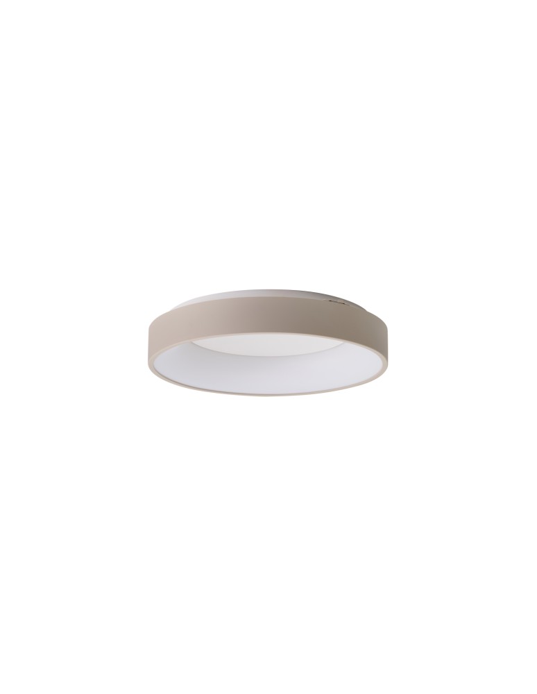 Plafonds with remote control - Azzardo SOVANA Lampa Sufitowa 55 CCT + Pilot w Komplecie Beżowy Mat AZ7543 - product kolory-swiatla.pl 1