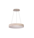 Lampy wiszące ze sterowaniem - Azzardo SOVANA Lampa Wisząca 55 CCT + Pilot w Komplecie Beżowy Mat AZ7545 - produkt 1