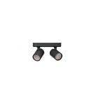 Adjustable ceiling lamps - spots - Azzardo EXO 2 LINE 20 Czarny Mat AZ7216 - product 1