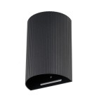 Double wall lamps - Azzardo LUCIUS Lampa Ścienna 2 Czarny Mat AZ6109 - product 1