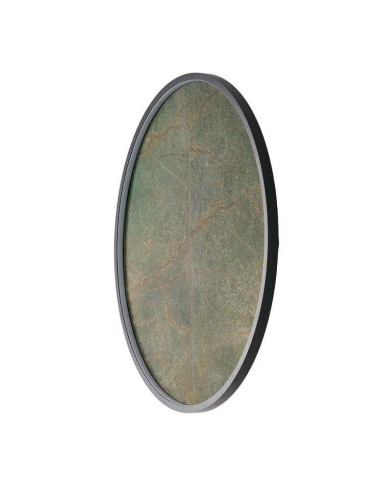 Designer wall lamps - Azzardo JUPITER 42 Zielony Kamień Czarny Mat AZ6450 - product kolory-swiatla.pl 1