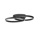 Ring ceiling lamps - Azzardo HALO Lampa Sufitowa 65+45 Czarny Mat AZ6215 - product 1