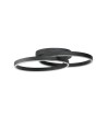 Azzardo HALO Lampa Sufitowa 65+45 Czarny Mat AZ6215