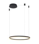 Pendant lamps circles - Azzardo HALO Lampa Wisząca 80 CCT DIMM + Pilot w Komplecie Biały Mat AZ6474 - product 1