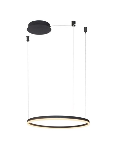 Azzardo HALO Lampa Wisząca 80 CCT DIMM + Pilot w Komplecie Biały Mat AZ6474