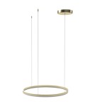 Pendant lamps circles - Azzardo HALO Lampa Wisząca 100 CCT DIMM + Pilot w Komplecie Biały Mat AZ6477 - product 1