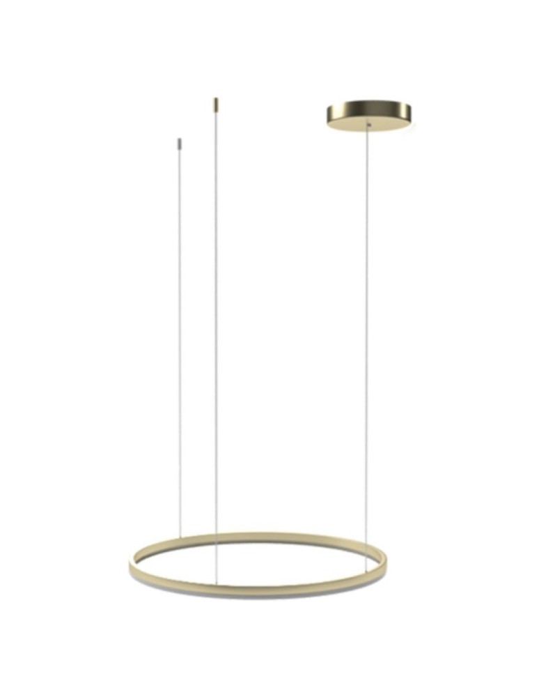 Pendant lamps circles - Azzardo HALO Lampa Wisząca 100 CCT DIMM + Pilot w Komplecie Biały Mat AZ6477 - product kolory-swiatla.pl 1