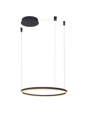 Azzardo HALO Lampa Wisząca 100 CCT DIMM + Pilot w Komplecie Czarny Mat AZ6475