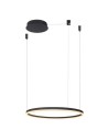 Azzardo HALO Lampa Wisząca 100 CCT DIMM + Pilot w Komplecie Czarny Mat AZ6475