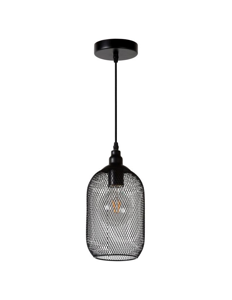 Pendant lamps - Lucide MESH Pendant E27 15cm H 29cm 43404/15/30 - product kolory-swiatla.pl 7