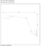 Cantilever wall lamps - LUCIDE HONORE 1x40W E14 230V 45252/11/97 Wall lamp. - product 18