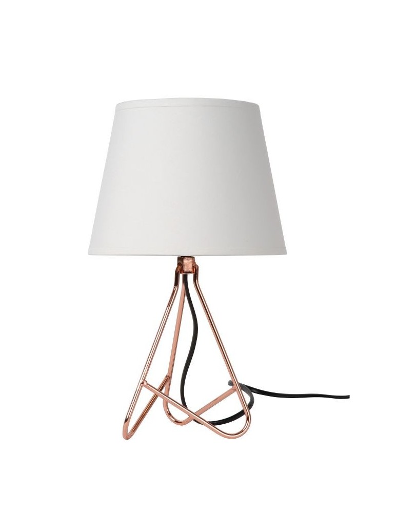 Table lamps with lampshade - Lucide GITTA Desk E14 H30cm Red 47500/81/17 - product kolory-swiatla.pl 7