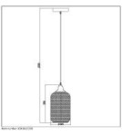 Pendant lamps - Lucide MESH Pendant E27 15cm H 29cm 43404/15/30 - product 13