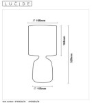 Nightlights - Lucide COSBY Desk E14 H32.5cm G 47503/81/36 - product 9