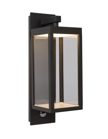 Lucide CLAIRETTE Wall-mounted LED 15W IP54 Black 28861/10/30