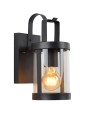 Lucide LINDELO Wall Mounted IP23 E27 H28cm Black 29825/01/30