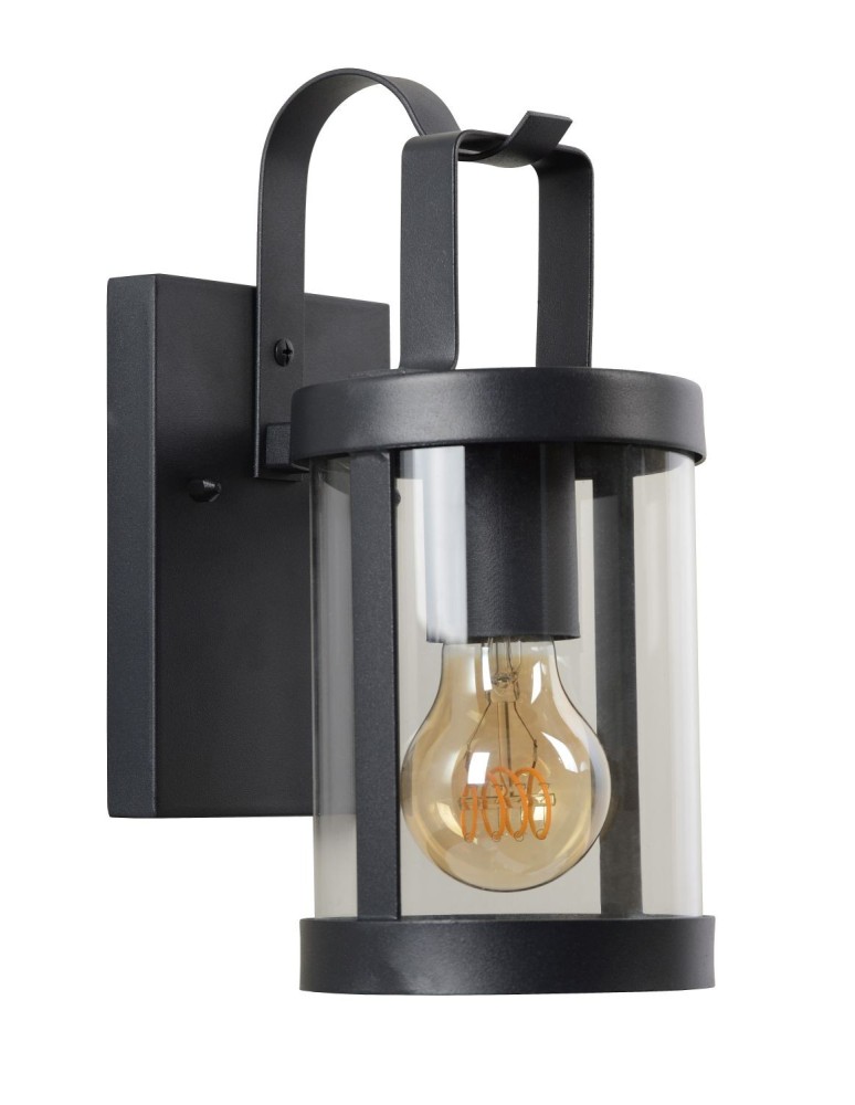 Outdoor wall lamps - Lucide LINDELO Wall Mounted IP23 E27 H28cm Black 29825/01/30 - product kolory-swiatla.pl 7