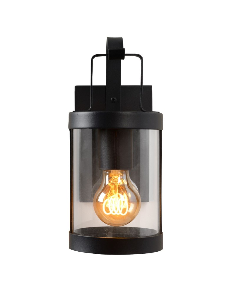 Outdoor wall lamps - Lucide LINDELO Wall Mounted IP23 E27 H28cm Black 29825/01/30 - product kolory-swiatla.pl 11