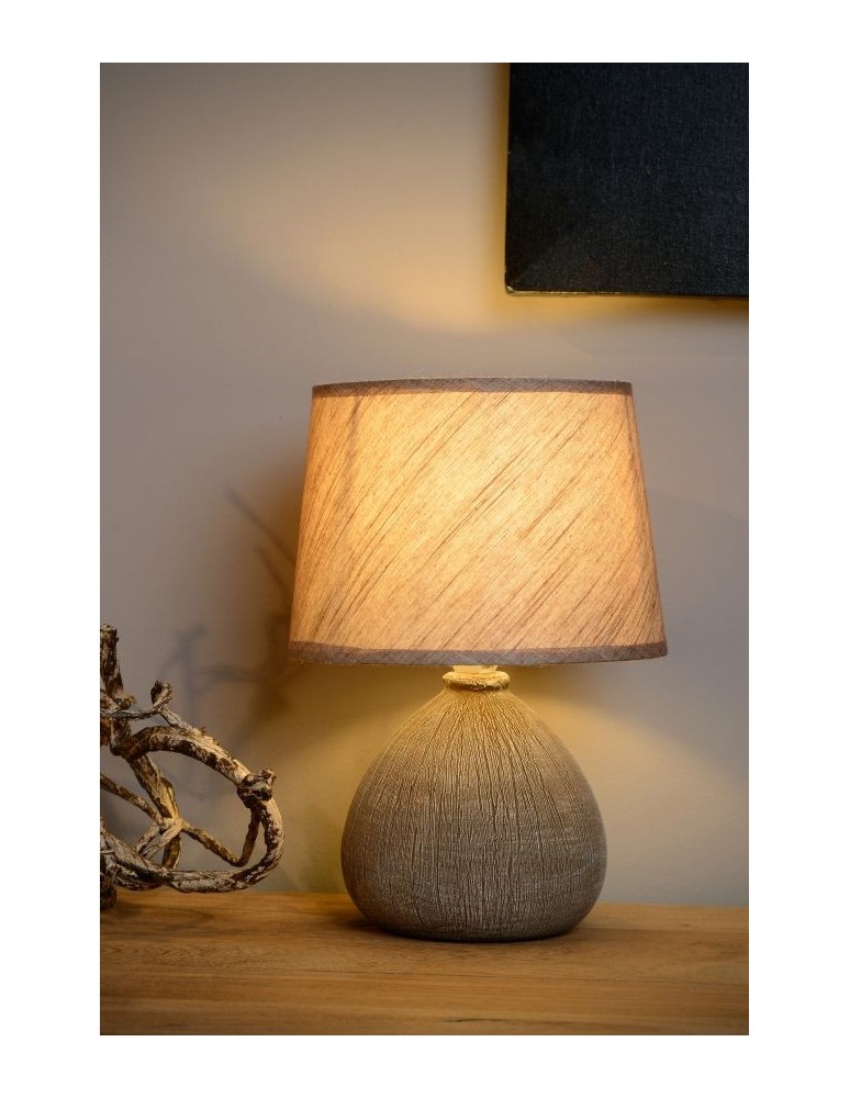 Nightlights - Lucide RAMZI Desk E14 H26cm Bro 47506/81/43 - product kolory-swiatla.pl 8