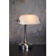 Lucide Banker Lamp E14 W22cm H30cm Glass biała /Chrome 17504/01/11