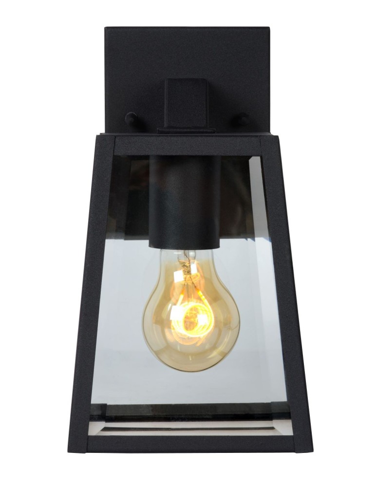 Lucide MATSLOT Wall-mounted IP23 E27 H25cm Black 29828/01/30