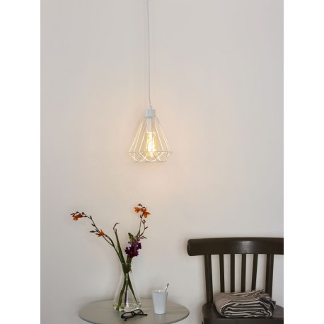 Lucide KYARA Wisząca E27 20cm Biały 78385/20/31