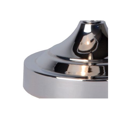Lucide Banker Lamp E14 W22cm H30cm Glass biała /Chrome 17504/01/11