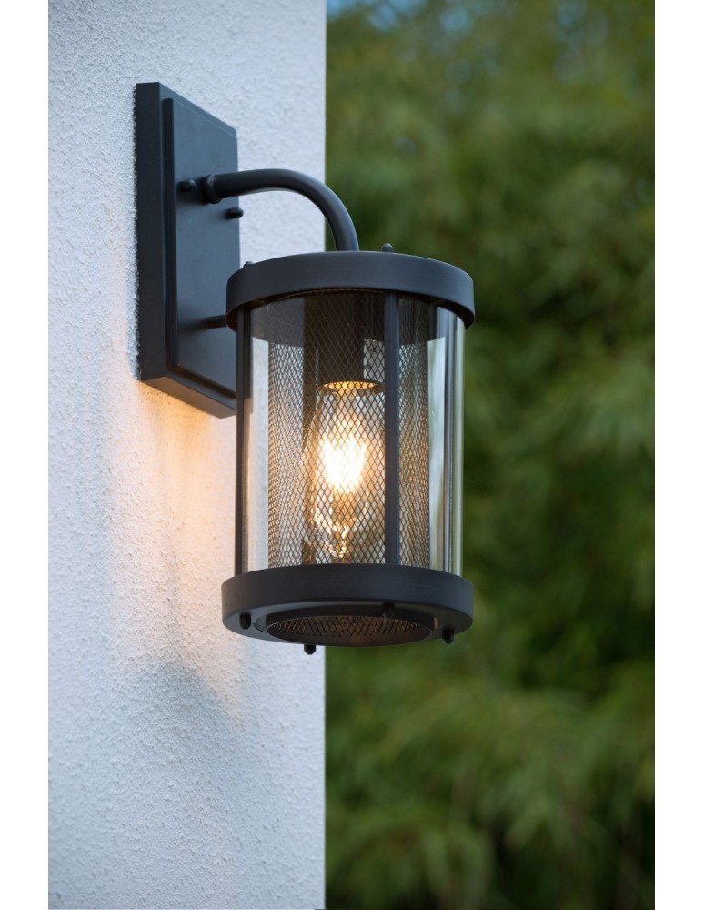 Outdoor wall lamps - Lucide MAKKUM Wall Mounted IP23 E27 H38cm Black 29826/01/30 - product kolory-swiatla.pl 14