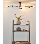 Loft ceiling lamps - industrial - Lucide LESTER Plafond Light 6xE27 100/75/20cm Black 21112/06/30 - product 15