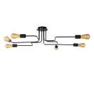 Loft ceiling lamps - industrial - Lucide LESTER Plafond Light 6xE27 100/75/20cm Black 21112/06/30 - product 18