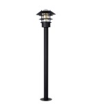 Standing garden lamps - Lucide ZICO Lantern IP44-1xE27 H100 D21.8 Black 11874/99/30 - product 7