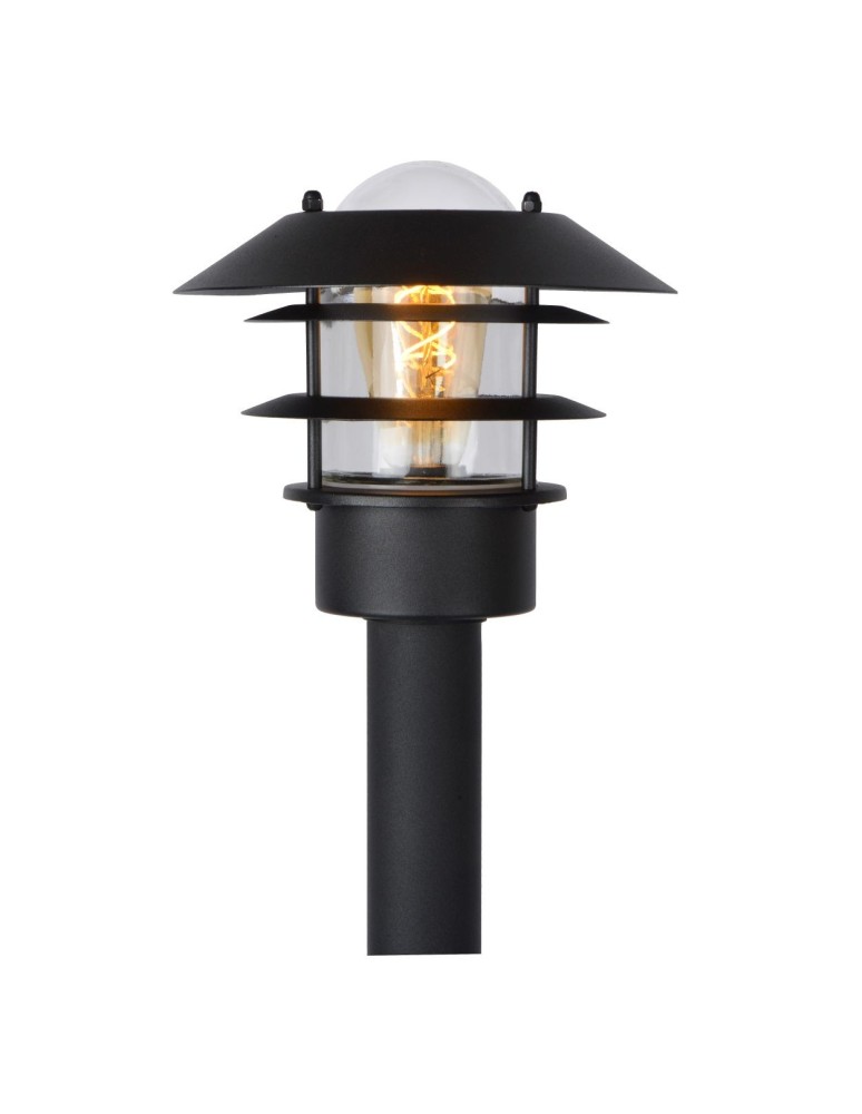 Standing garden lamps - Lucide ZICO Lantern IP44-1xE27 H100 D21.8 Black 11874/99/30 - product kolory-swiatla.pl 11